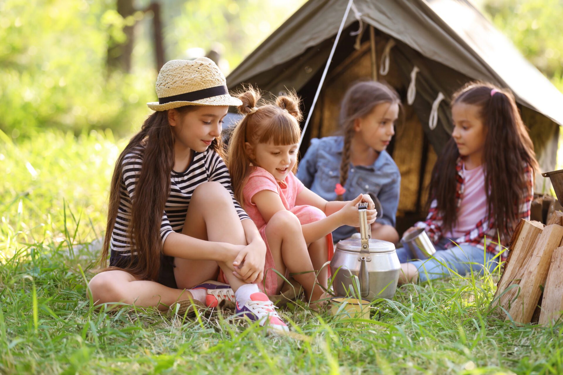 Fundraising idea: Children camping trip 

