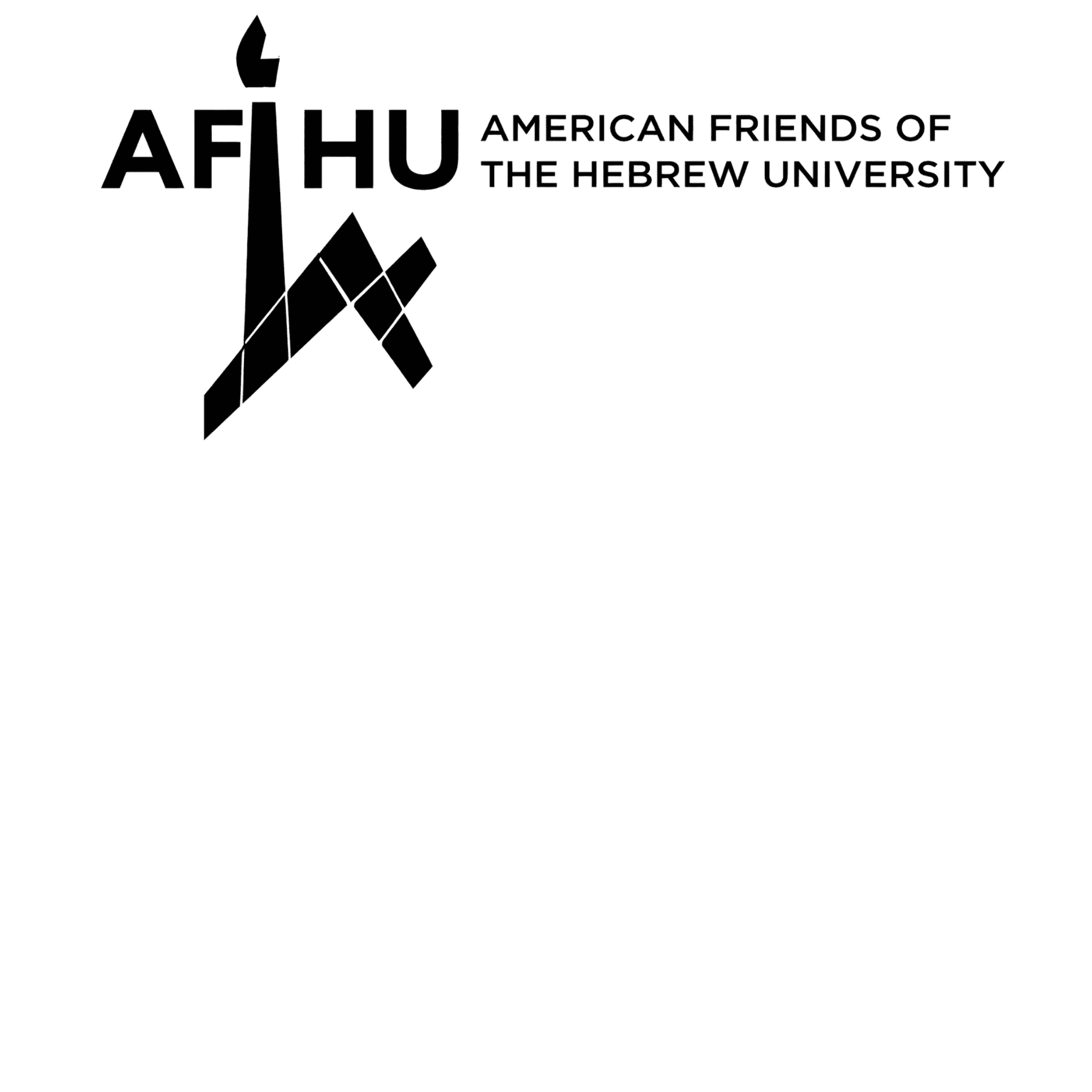 American friends of the Hebrew university logo