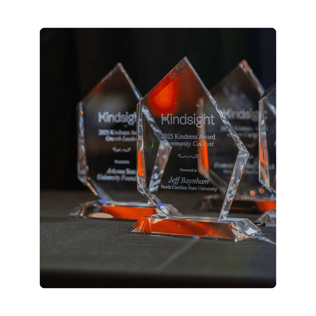 Kindness awards statues